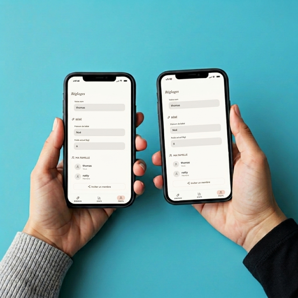 Actual Biberon App Sync